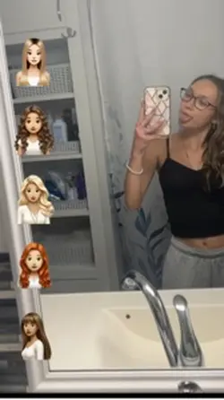 Hair color AI filter