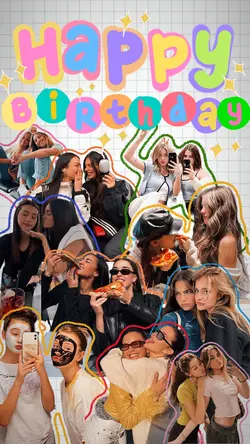 colorful birthday