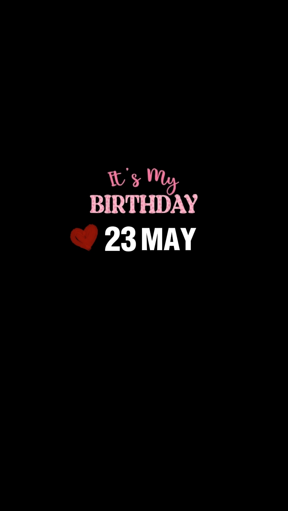 MON ANNIVERSAIRE AUJOURD'HUI