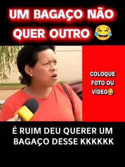 quero bagaço não kkk
