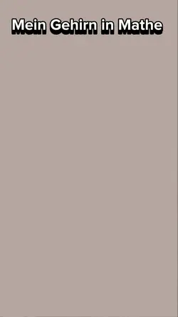 Gehirn in Mathe...