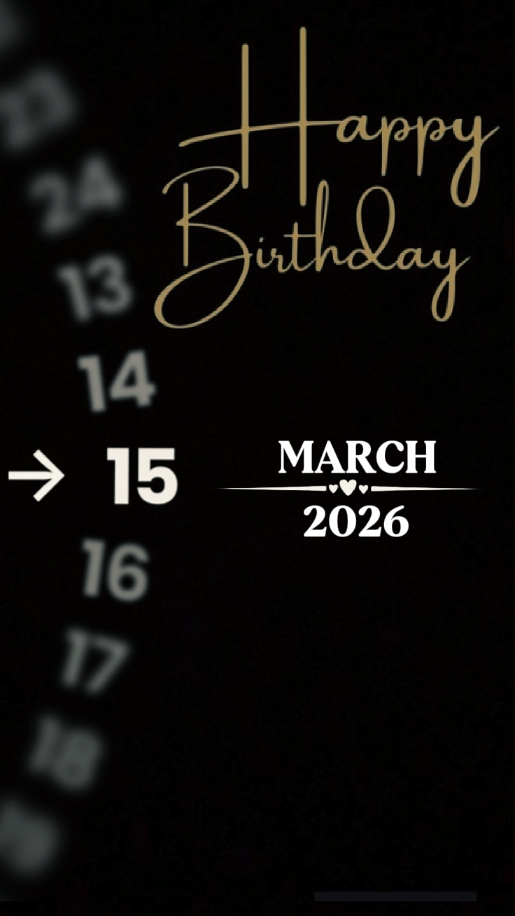 ULANG TAHUN 15 MARET 