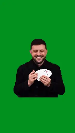poker face zelensky 