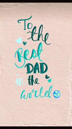 to the best dad 💙