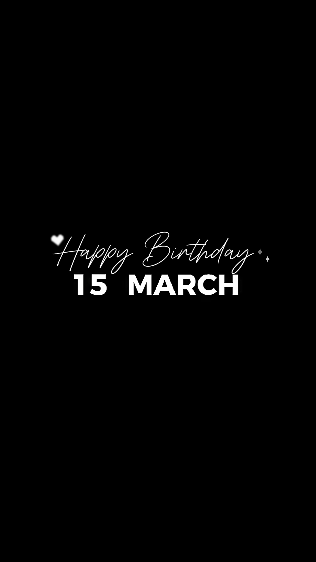15 MARCH BIRTHDAY 