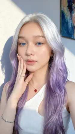 Ai albino ungu