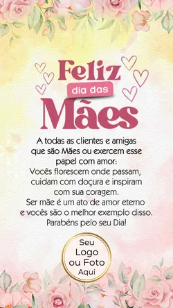 Homenagem Mães Loja
