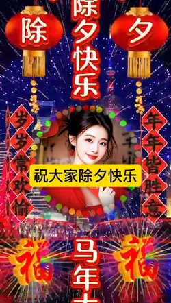 祝大家除夕快乐