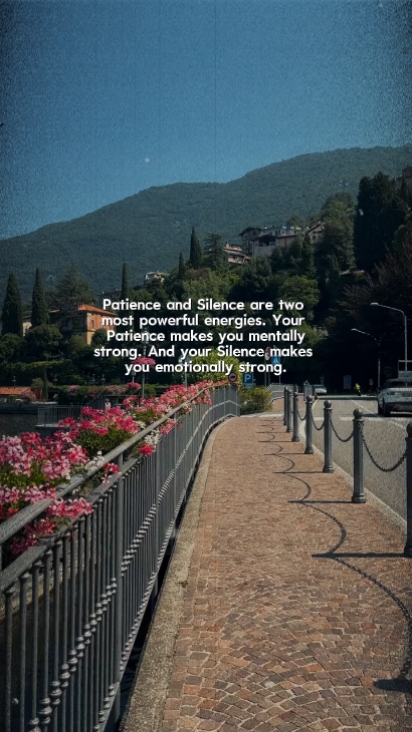 Patience et silence