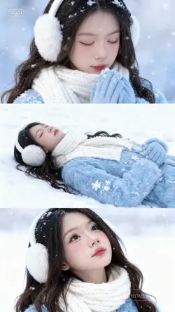 Chụp ảnh dưới tuyết