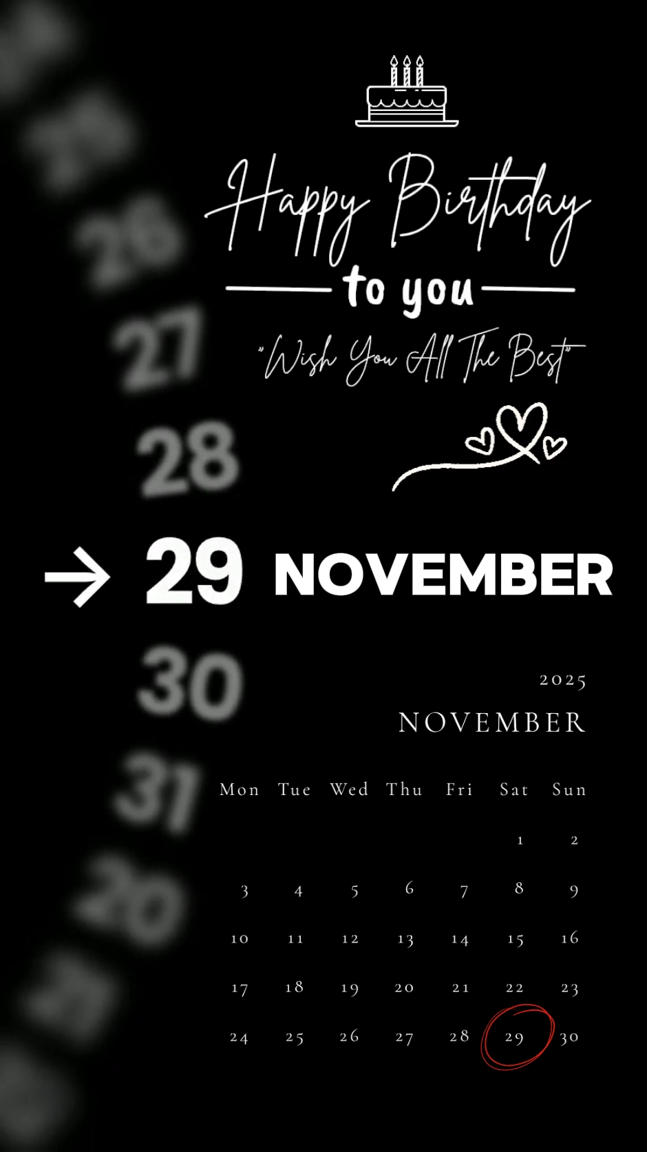 Happybirthday 29Nov