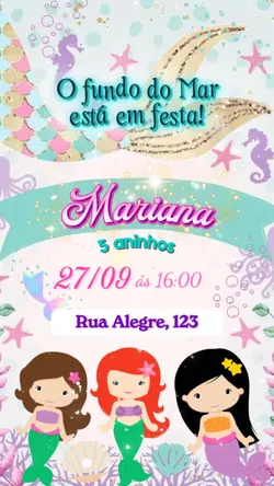 Convite Unicórnio