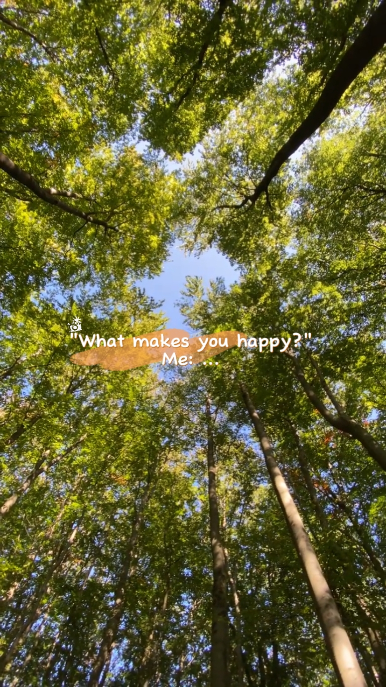 happy: nature