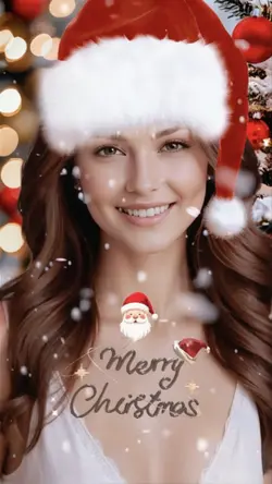 คริสต์มาสหน้ายิ้มสวย