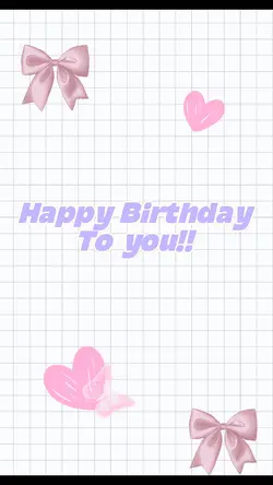 Happy birthday edit