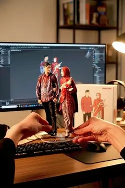 Trend miniatur gerak