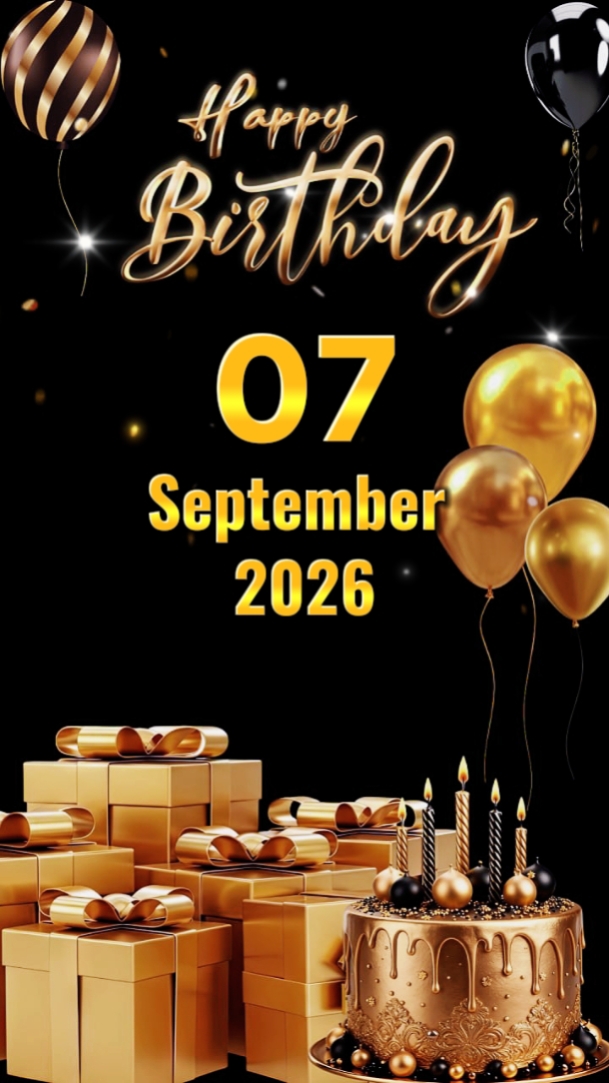 hbd 7 September 2026