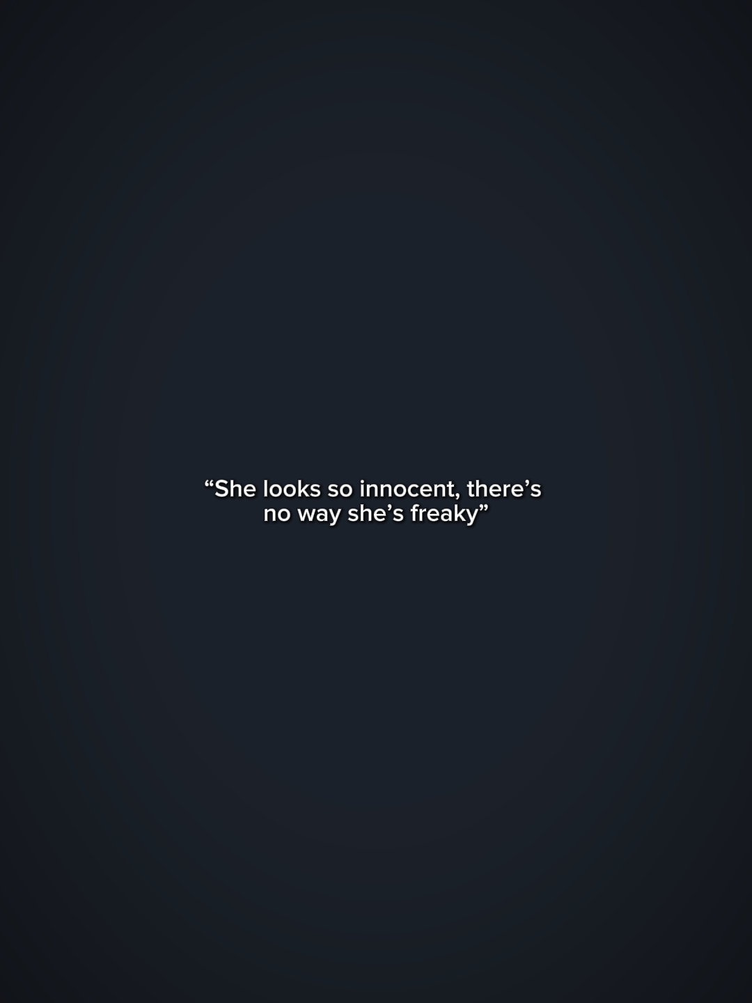 Look innocent 