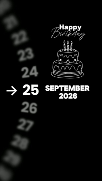 HBD 25 September 