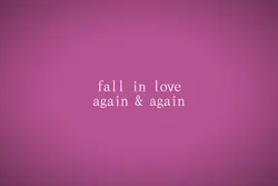 fall in love