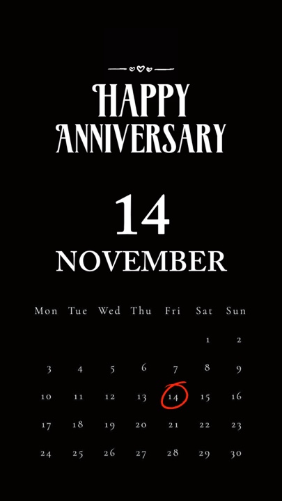 ANNIV 14. NOVEMBER 