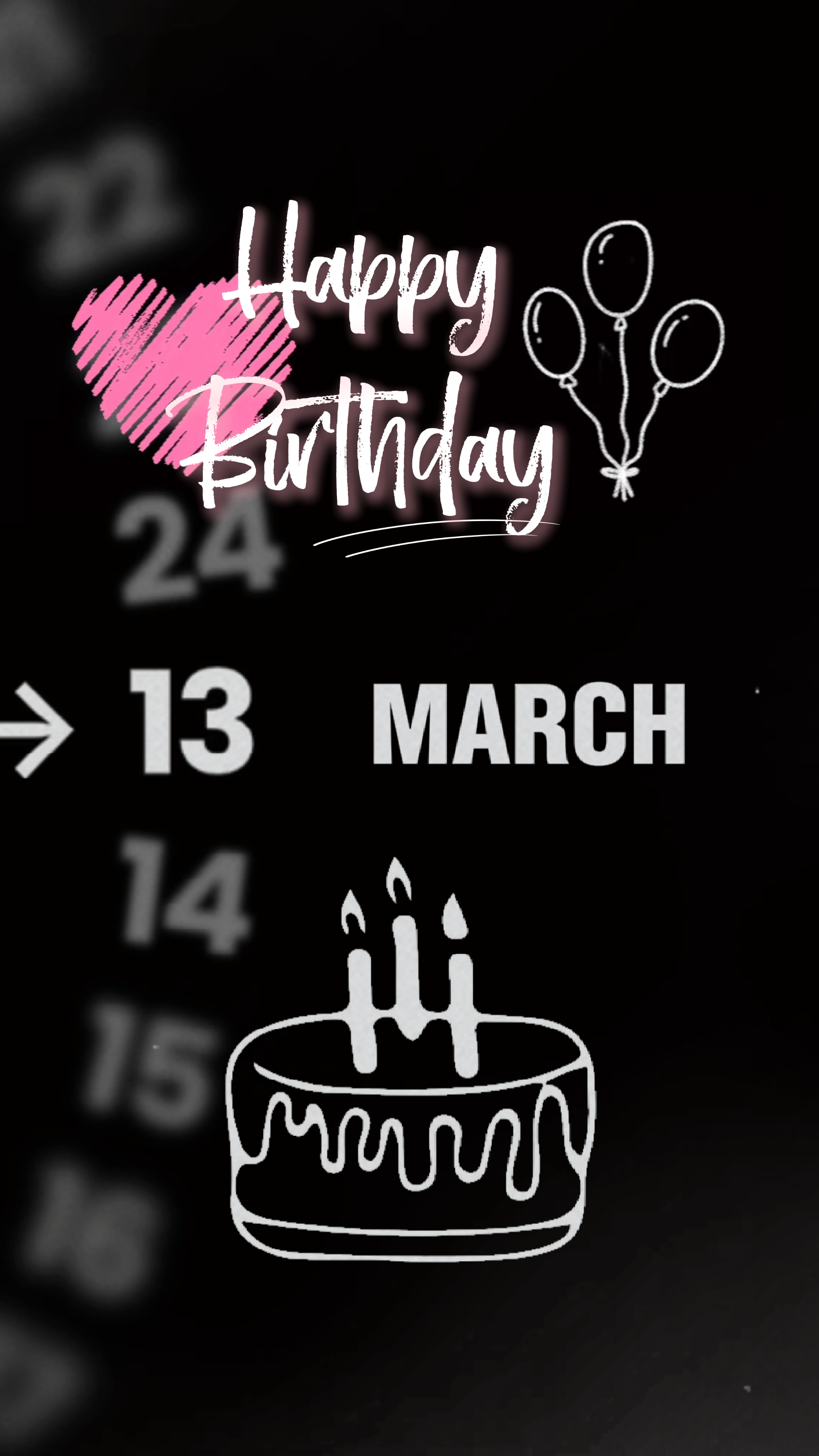 13 MARCH BIRTHDAY
