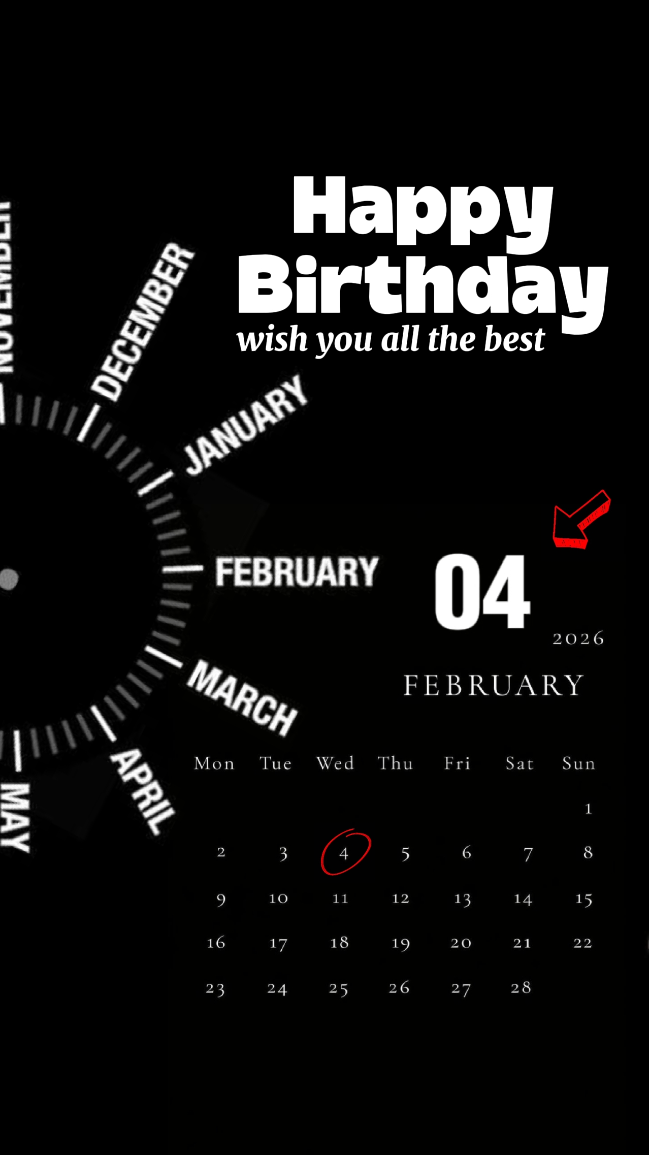 HBD 04 FEBRUARY 