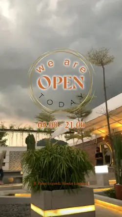 we are open gold