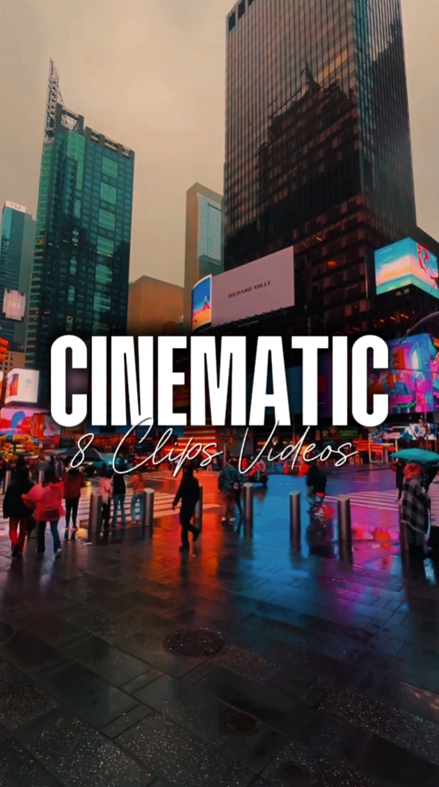 8 clipes cinematográficos 
