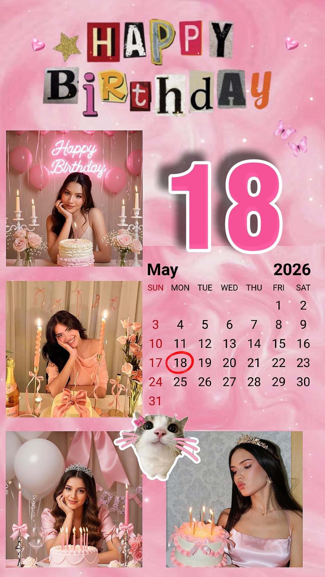Cumpleaños 18 de mayo 