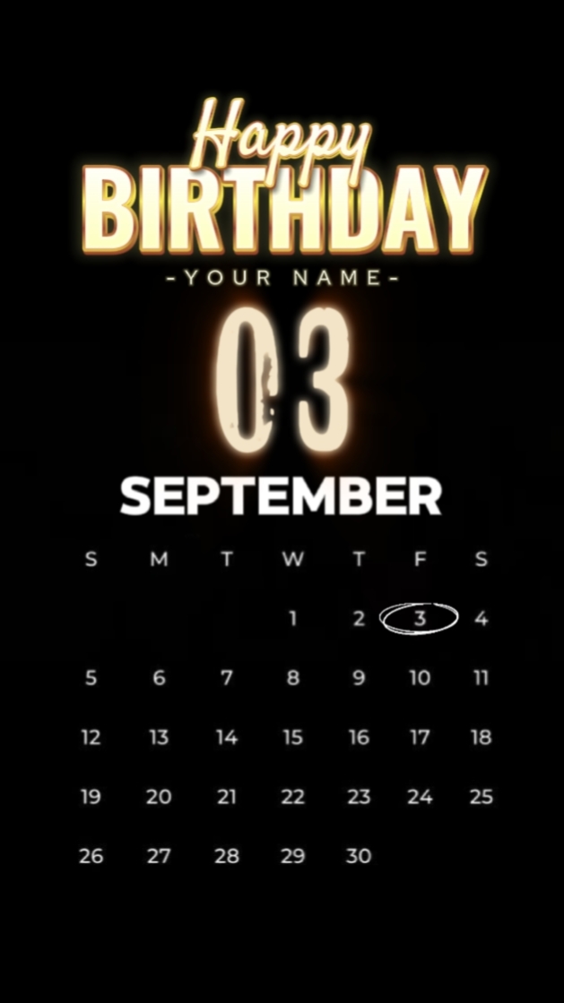 HBD 03-SEPT-2026
