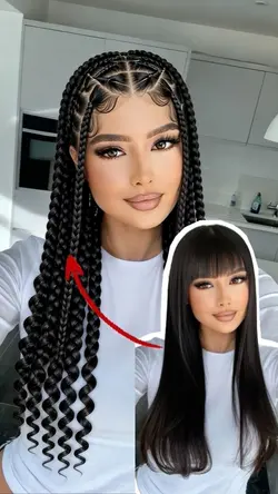 AI Hairstyle braids
