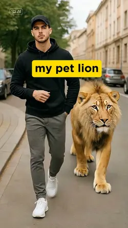 my pet lion