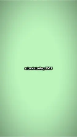 school starting