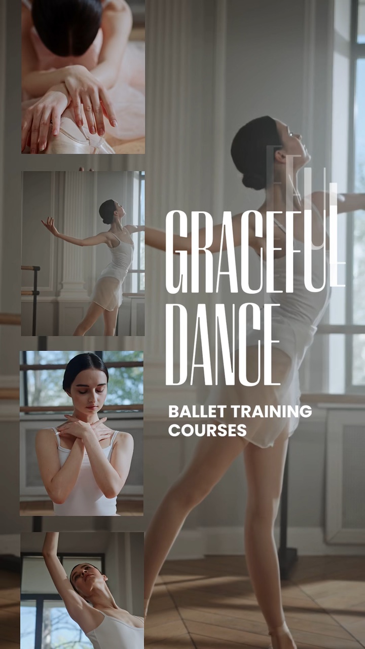 Ballet Template Sports Industry Minimalist&Elegant Style 
