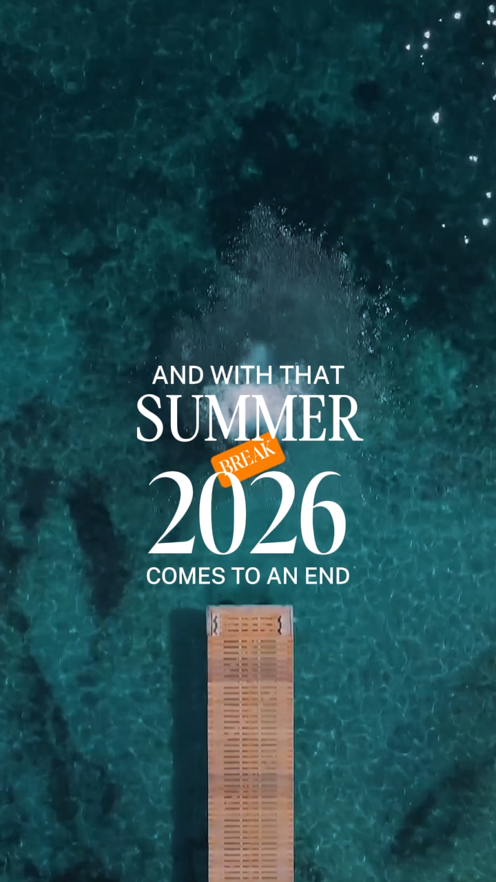 Summer break 2026