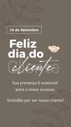dia do cliente 