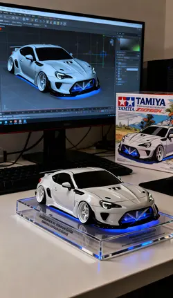 Car miniatur 3D