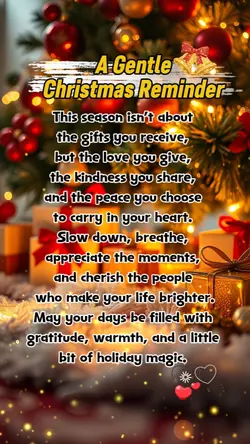 Christmas Reminder