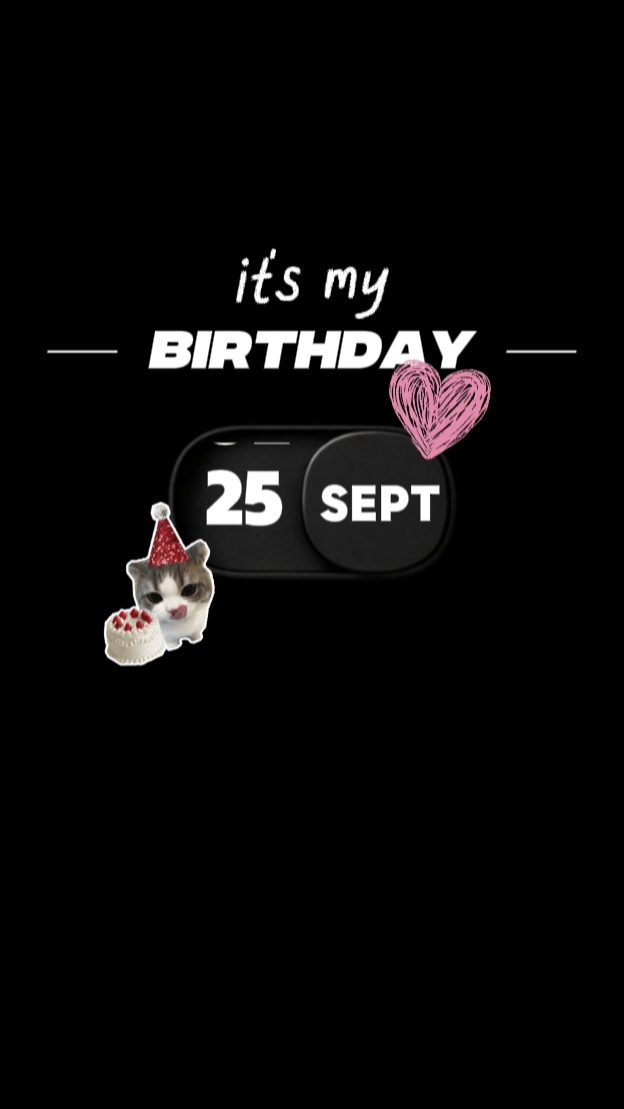birthday 25 Septembe