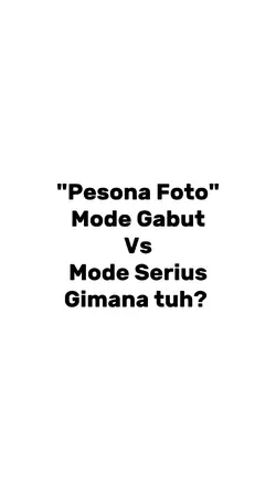 mode gabut x serius