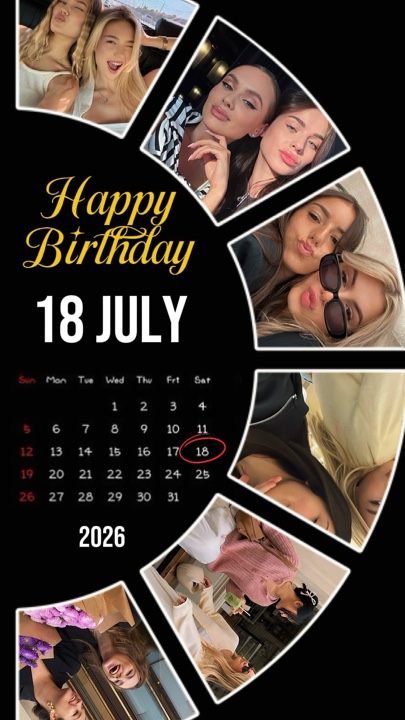 CUMPLEAÑOS HERMANA 18 DE JULIO