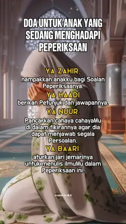 Doa Anak Menghadapi