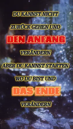 Anfang und Ende 👌🏻