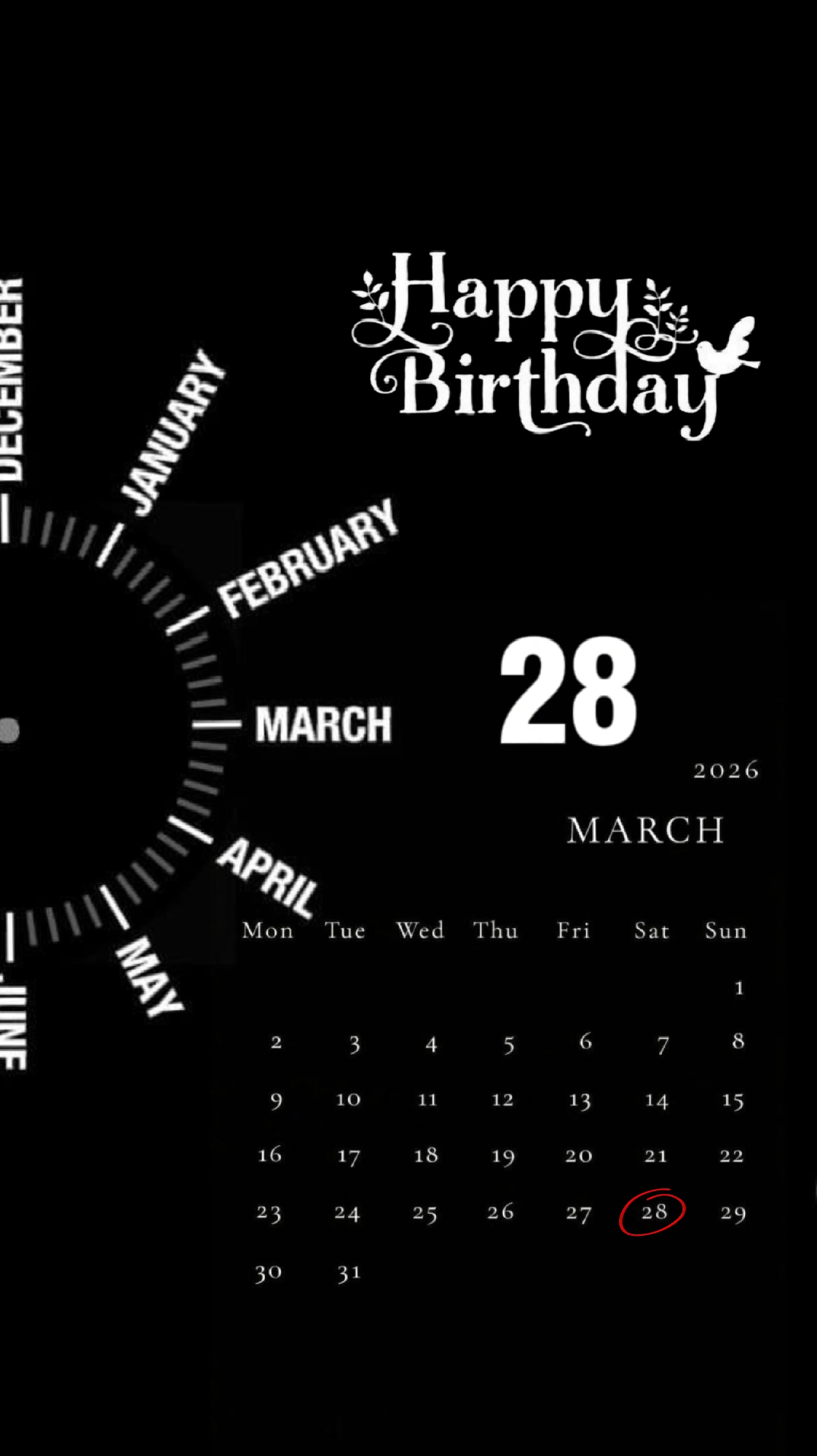 HBD 28 DE MARZO 