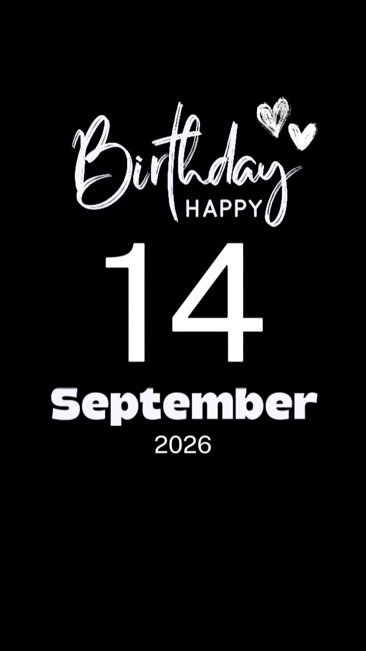 birthday 14september