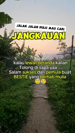jalan jalan dulu
