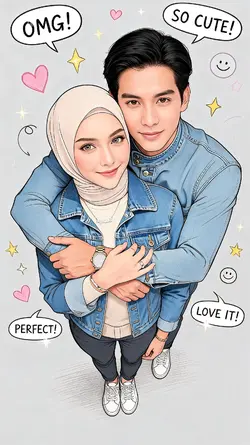 AI Couple Sketch