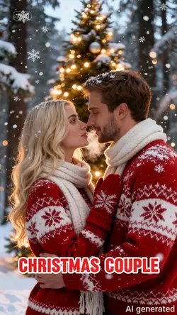 Christmas Couple Ai