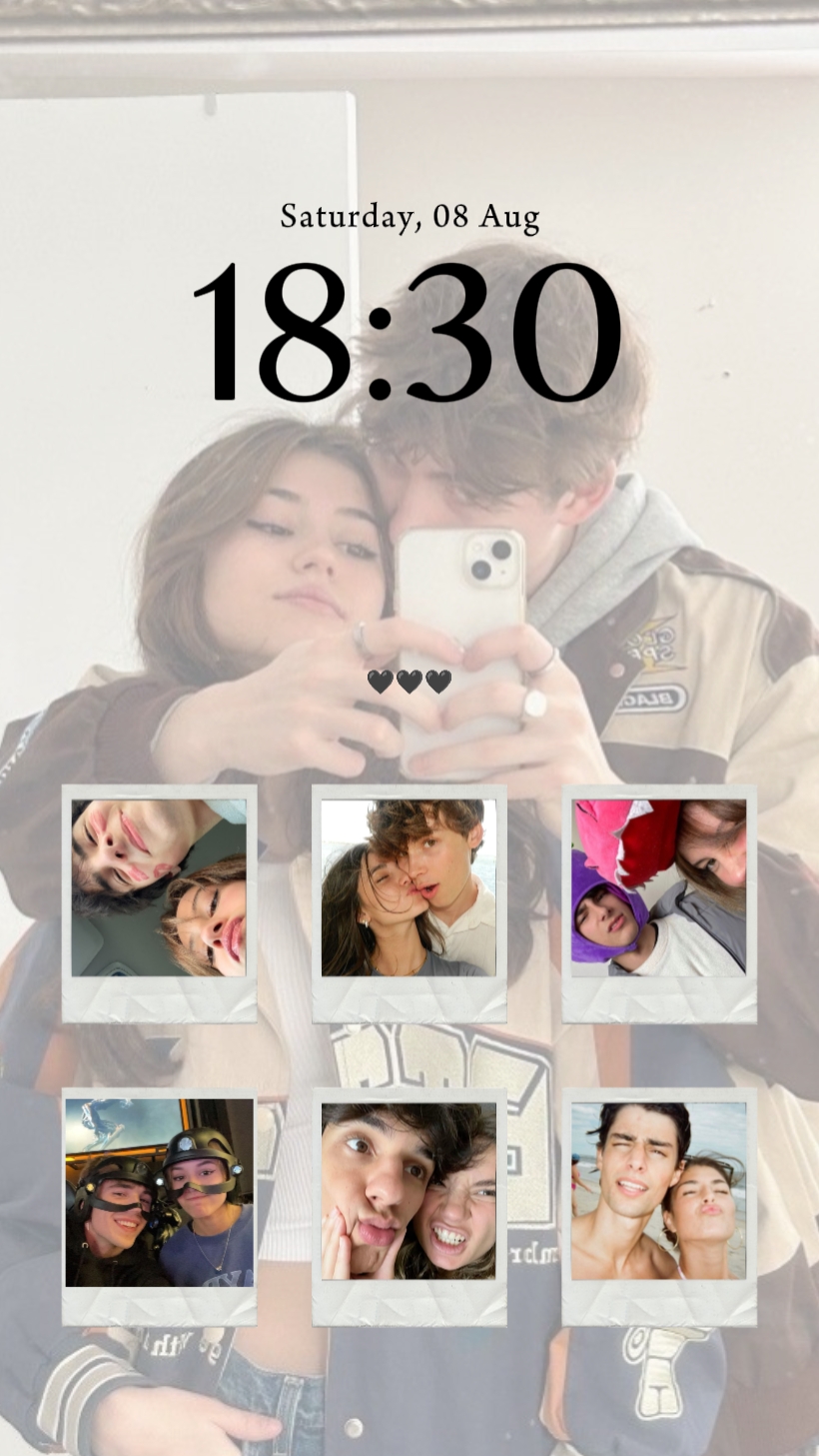 Casal de tela de bloqueio